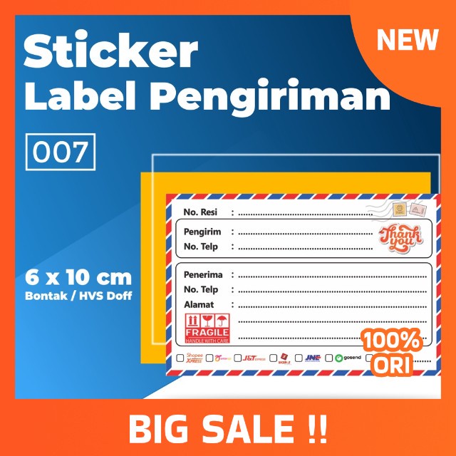 

STIKER PENGIRIMAN/LABEL PENGIRIMAN/OLSHOP/STICKER FRAGILE MURAH