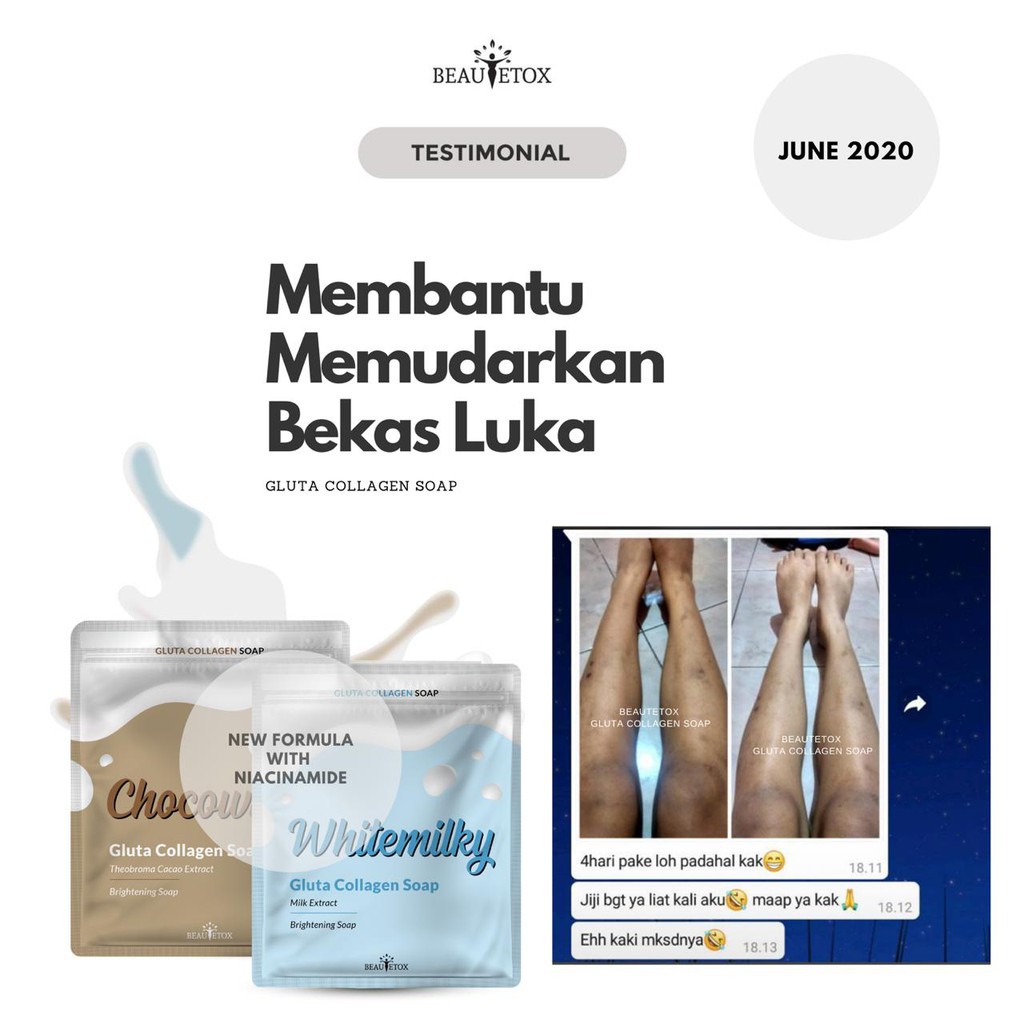 BPOM SABUN GLUTA COLLAGEN SOAP WHITENING ORIGINAL BY BEAUTETOX