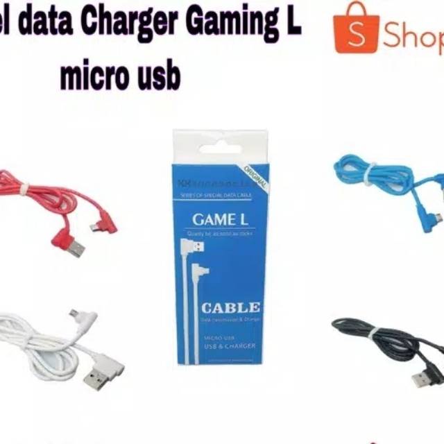 KABEL DATA CHARGER GAMING L MICRO USB