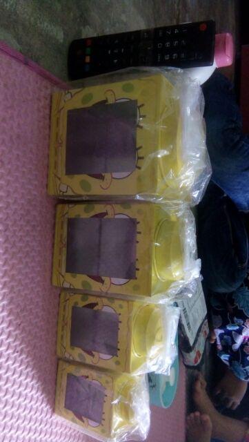Kaleng Kerupuk Mini Karakter Spongebob Set