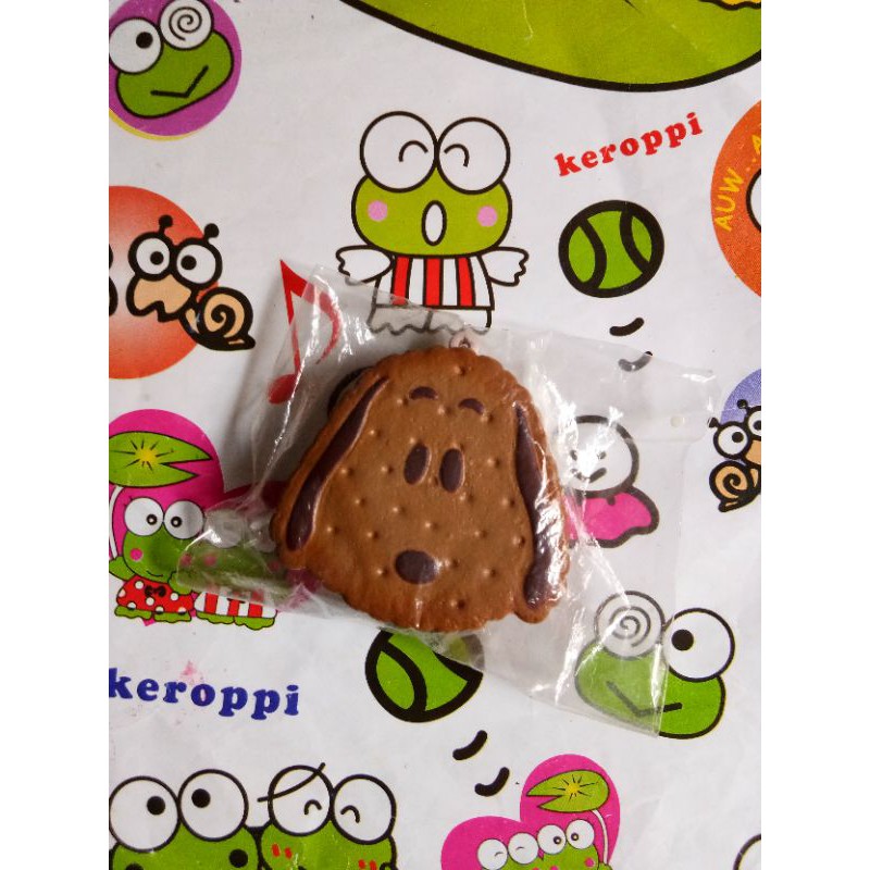 [ baca deskripsi ] sale rare squishy licensed snoopy biscuit by nic/peanuts