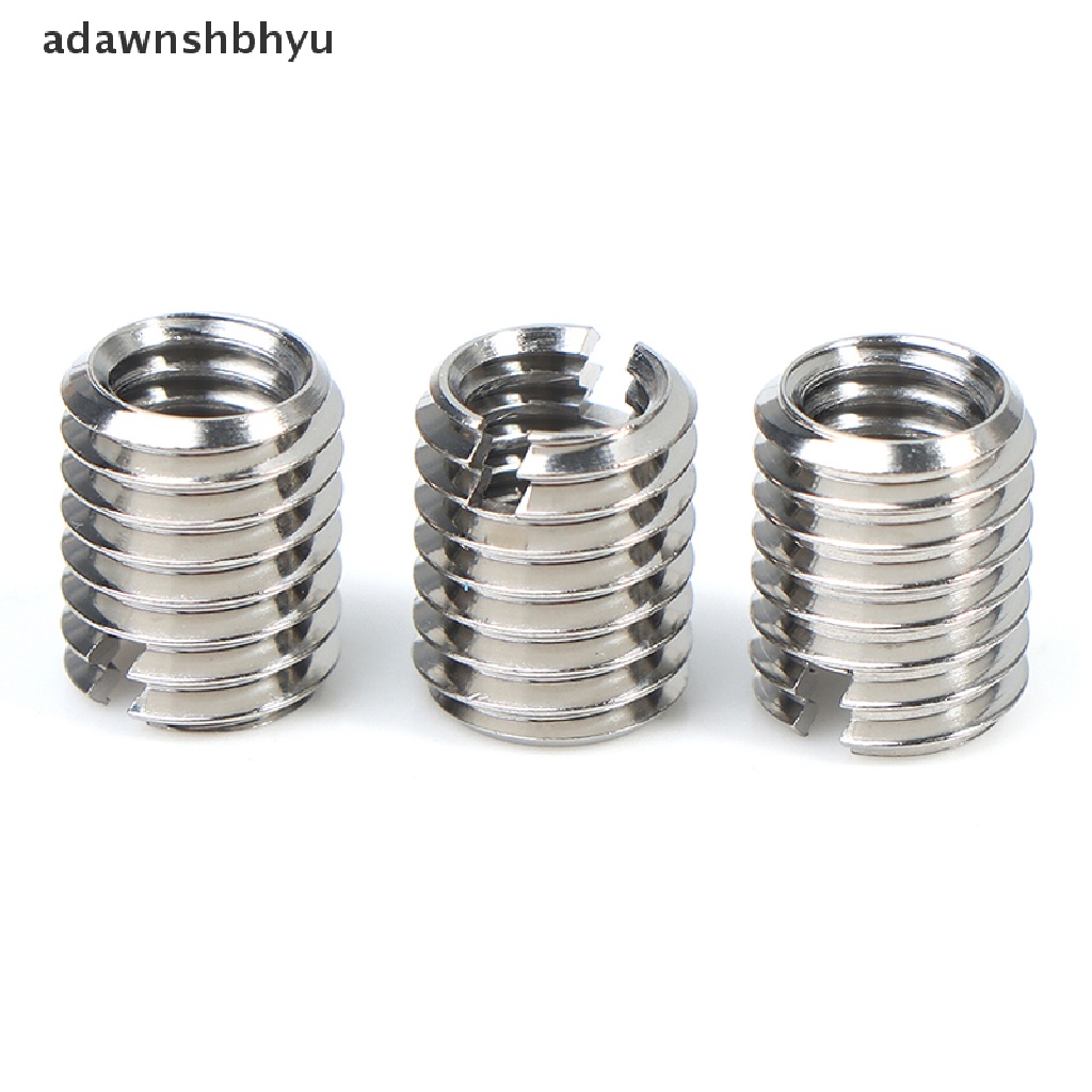 Adawnshbhyu 10PCS Adapter Drat Stainless Steel Perubah M8 8mm Male To M6 6mm Female