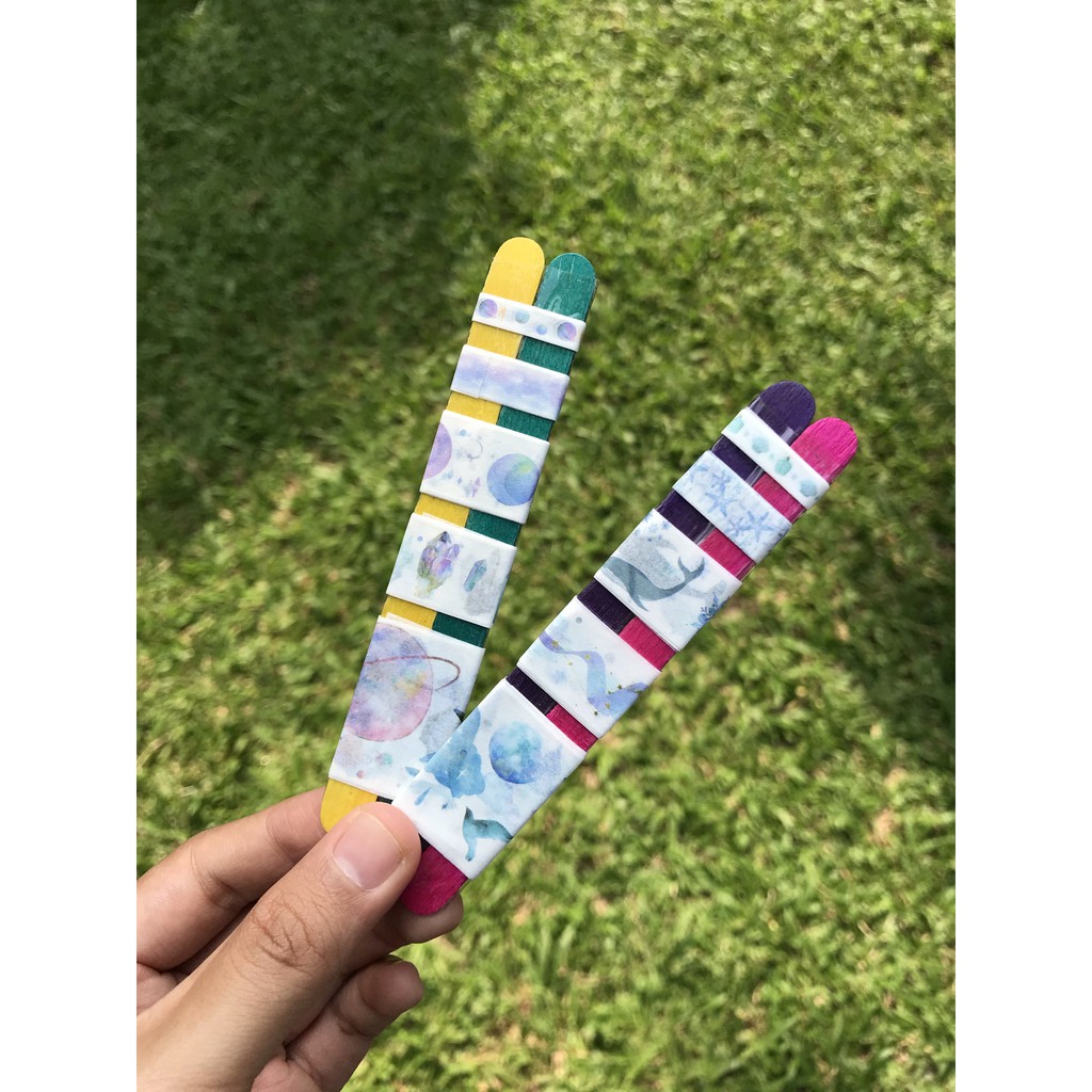 

10pcs Solatip Washi Vintage/ Solatip Kertas untuk journal scrapbook notebook