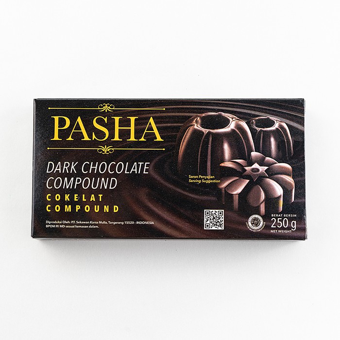 

Cokelat Blok - Pasha Dark Chocolate Compound 250gr