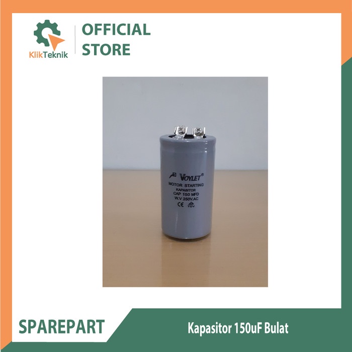 Kapasitor 150uF bulat Voylet (1/4HP)