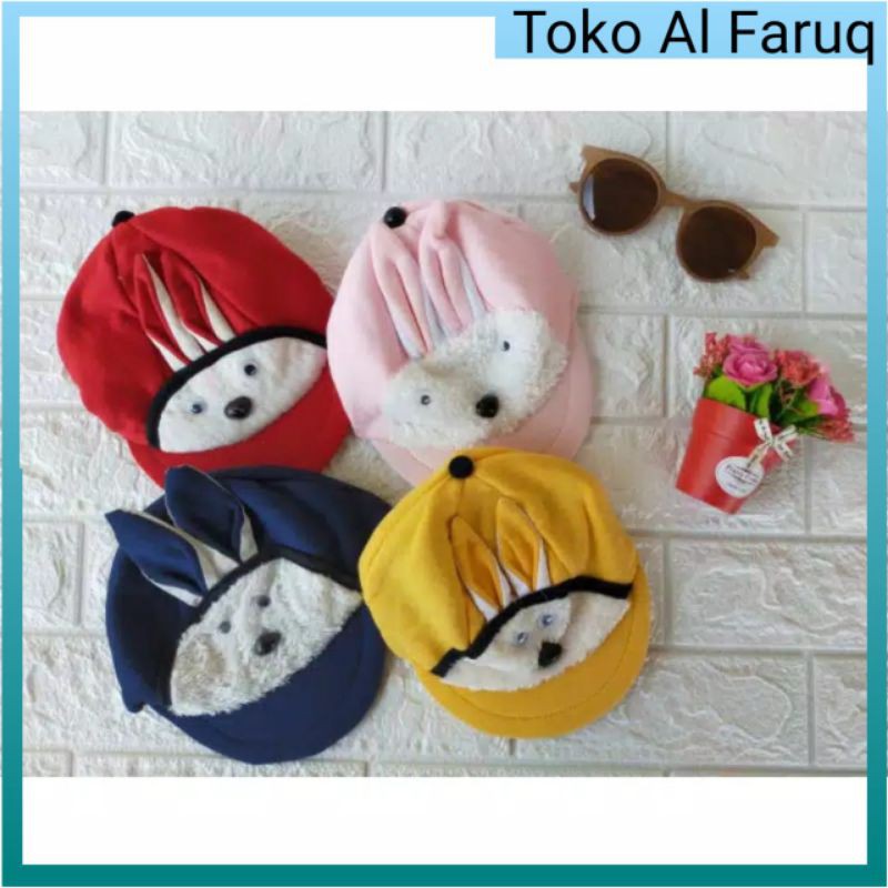 Topi Bayi Karakter Kelinci