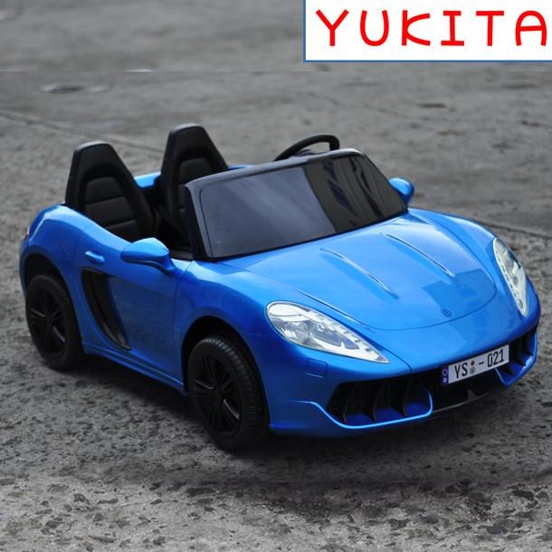 Mobil Aki Yukita YSA-021 12 Volt (bisa muat 2 orang dewasa) - Kuning