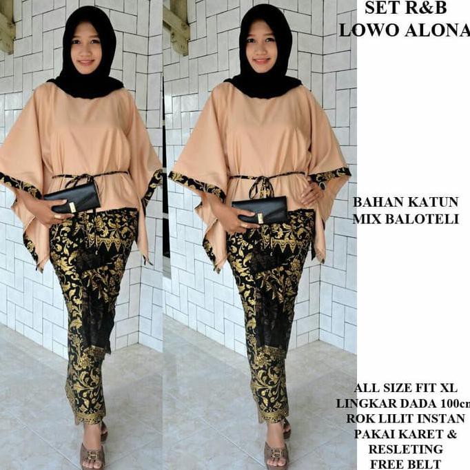 PRODUK READY... RNB LOWO BATIK MIX BALOTELI / SETELAN RNB ROK LILIT INSTAN MURAH