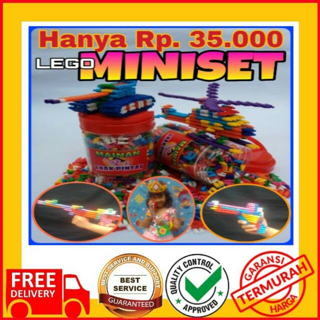 ❤ MAP ❤ MAINAN EDUKATIF/MAINAN EDUKASI/ LEGO MINISET/ LEGO JADUL