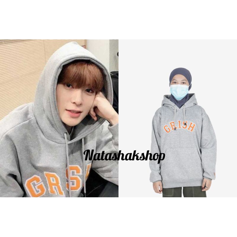 JAKET NCT JAEHYUNG GRISH BORDIR READY STOK/NCT JAEHYUN HOODIE