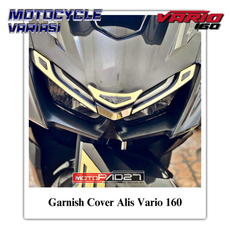 Garnish Cover Alis Vario 160 Click 160 Cover Lampu Depan Vario 160