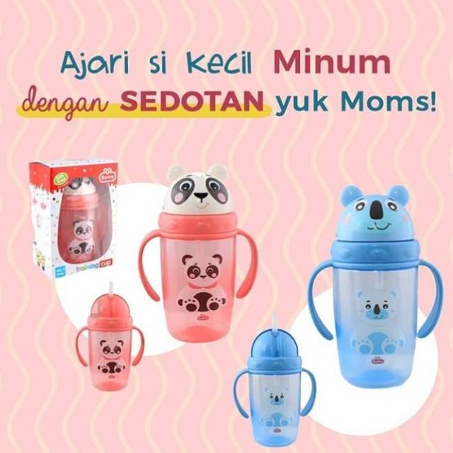 Lusty Bunny Training Cup STRAW 360ML