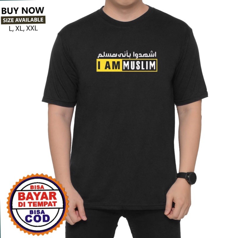 KAOS PRIA / KAOS DISTRO ISLAMI / KAOS DAKWAH ISLAMI / KAOS MURAH / BAJU PRIA LENGAN PENDEK 8 TULISAN-2