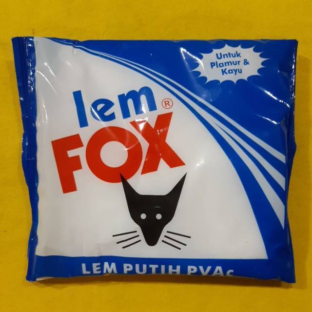 LEM FOX BUNGKUS / LEM PUTIH PVAC 350gram/600gram