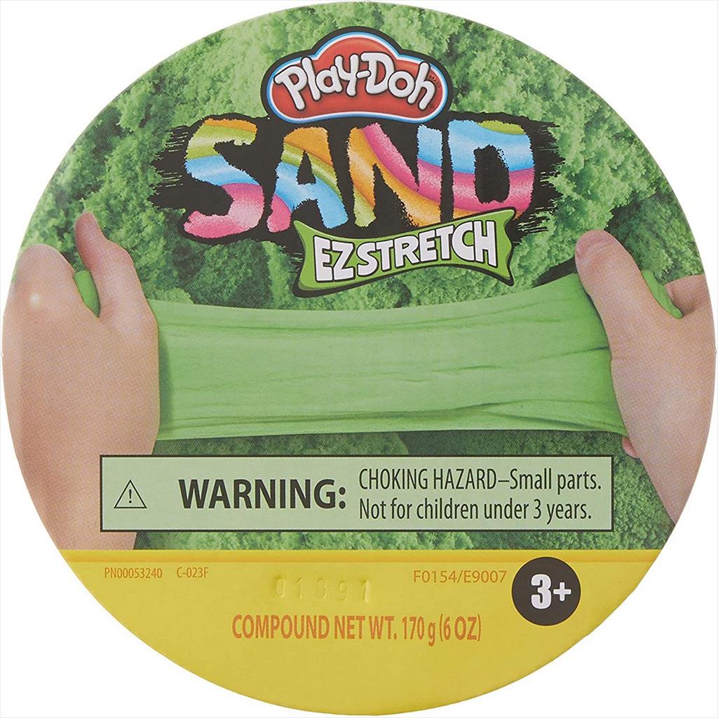 Play Doh Sand EZ Stretch 6 OZ Green 170 Gr Playdoh Hasbro F0154 E9007