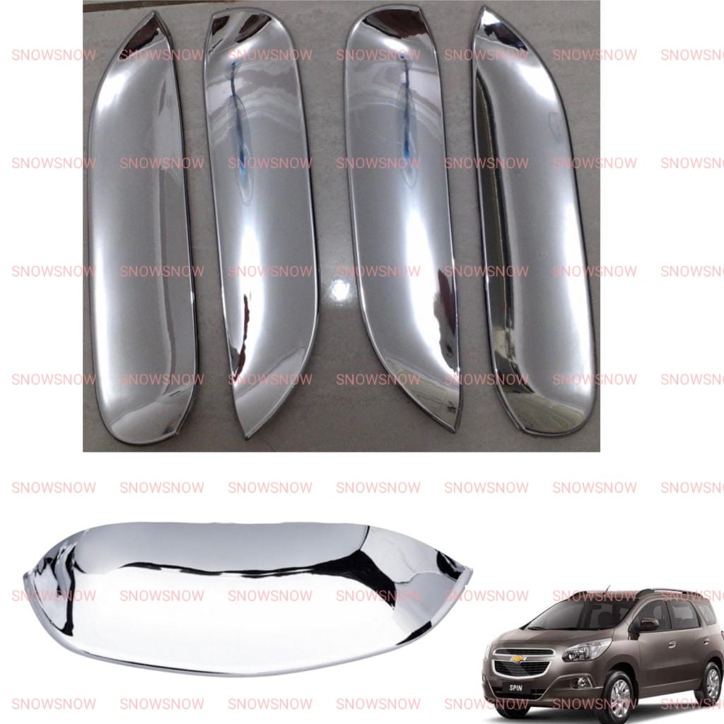 Cover Outer Mangkok Samping Belakang 5 pc Chevrolet Spin Chrome