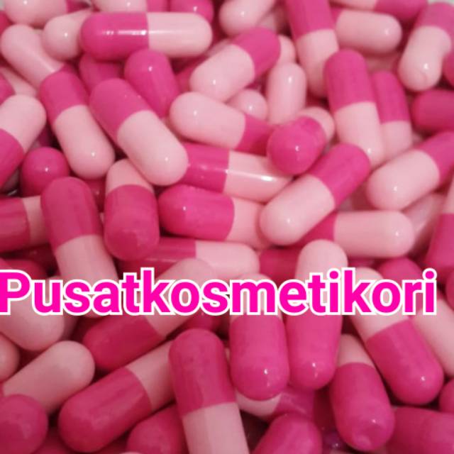 Ecer perbutir kapsul pink pelangsing