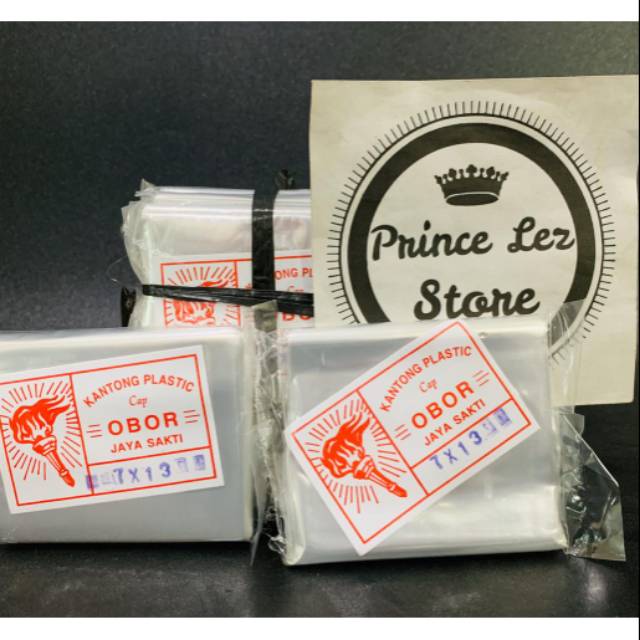 Plastik PP / Bening 7x13 ukuran 1ons gula Cap Obor