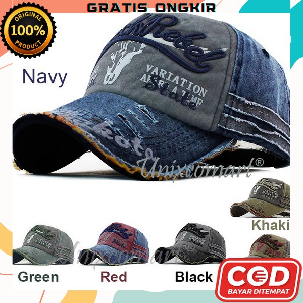 Hrcn Polo Cap Man Polo Caps Topi Pria Distro Berkualitas Original Mp520 Topi Baseball Biru Navy E To