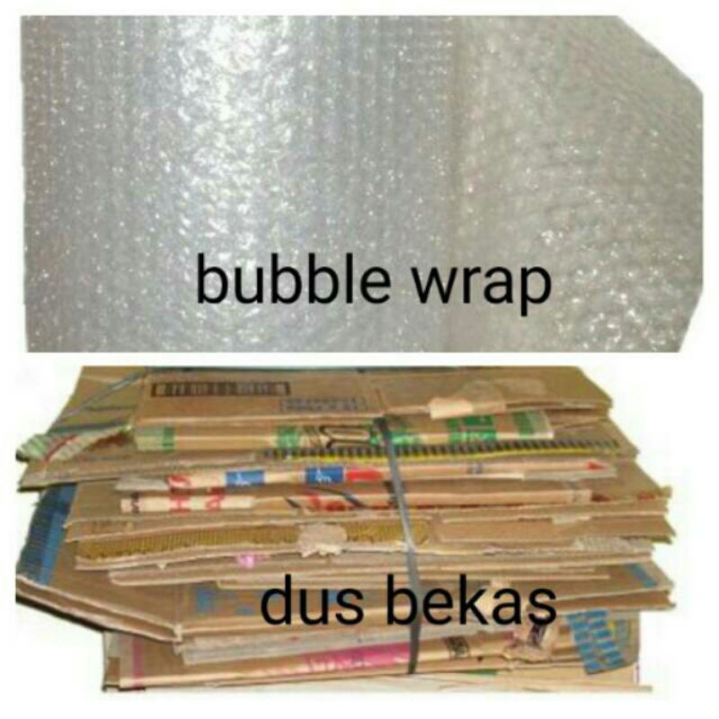 

DUS BEKAS DAN BABELWARP UNTUK TAMBAHAN PACKING