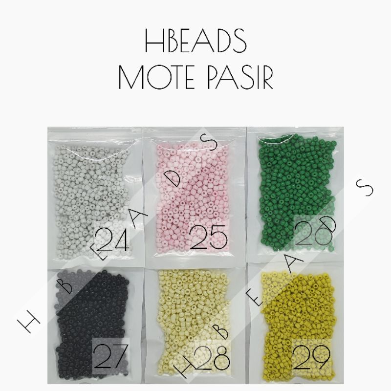 M2103 | 20 gram Mote Pasir 8/O glass beads payet mute