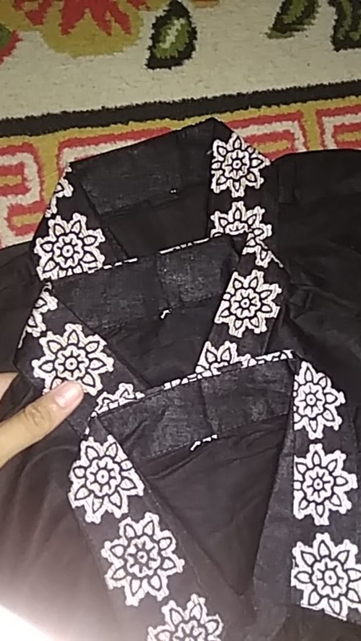 Bmw Batik New Mekar Jaya| Atasan Pria Batik Modern Batik Pria Motif New Sekar Warna Merah Pekalongan