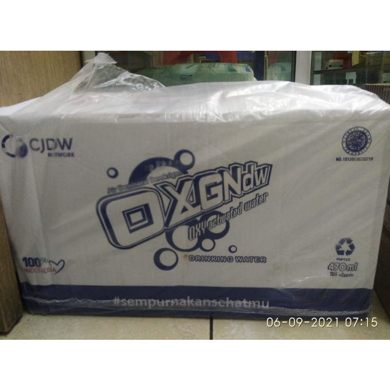 

Air Oxy Drinking Water CJDW 470ml / Dus 24 Botol