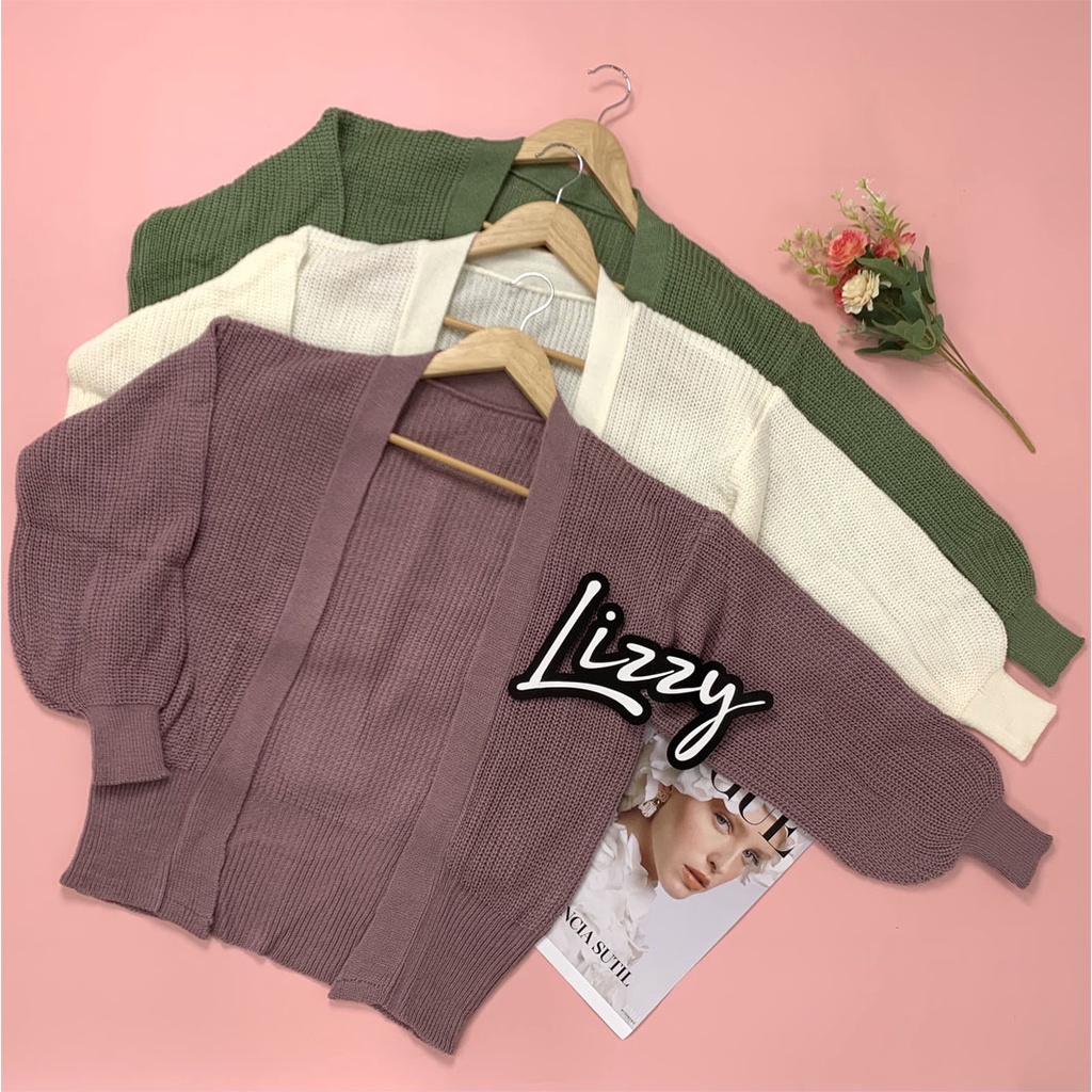 Lizzy - CROP CARDIGAN ASHIKA PREMIUM