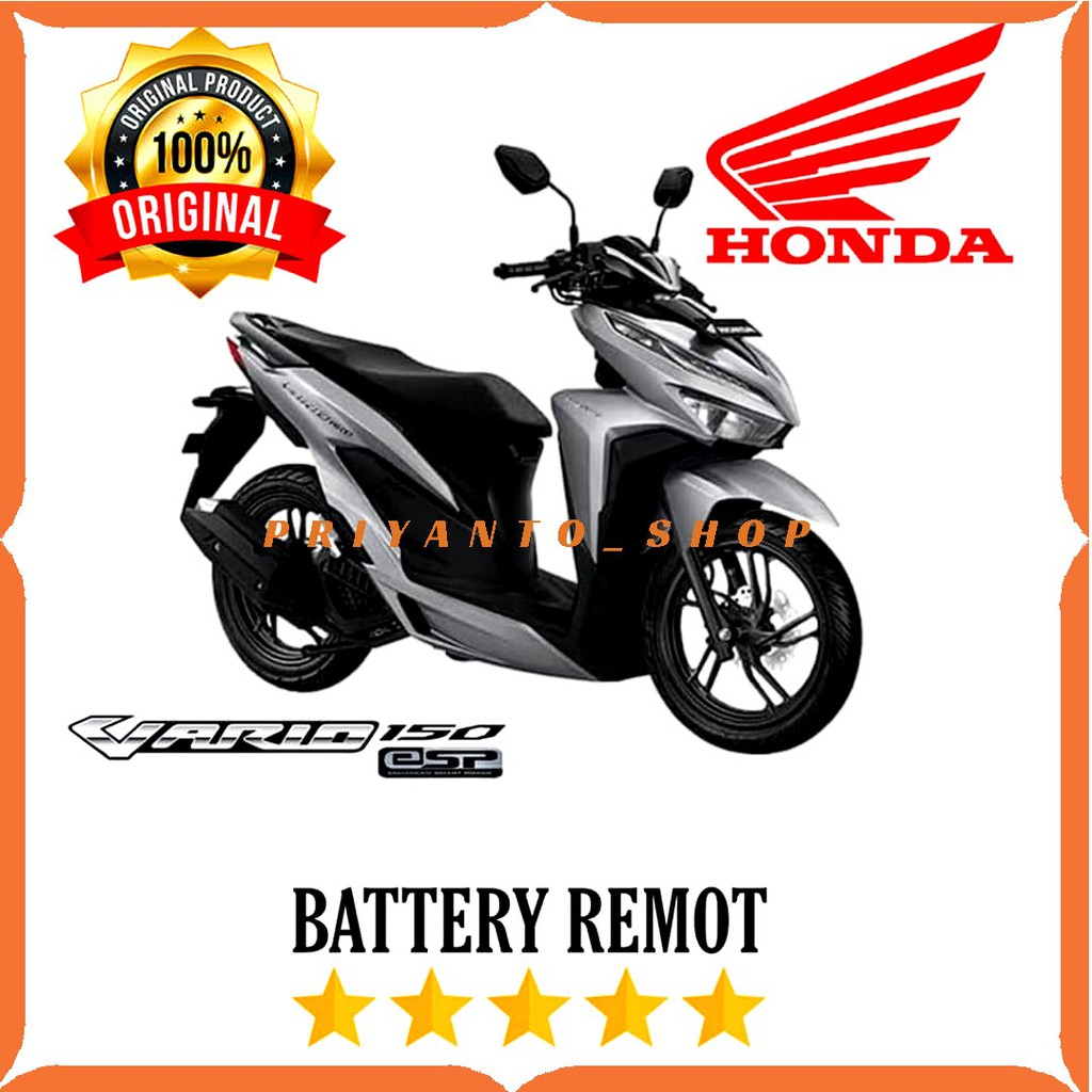 Battery Batrei Baterai Remot keyless Motor Honda Vario 150 Original