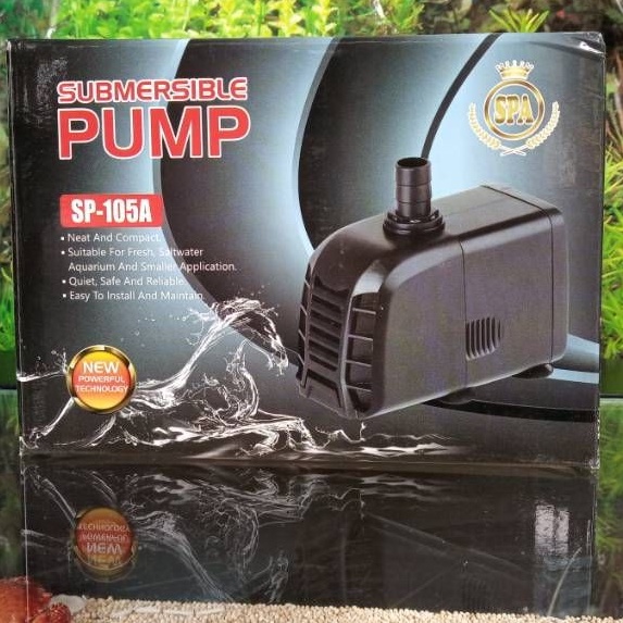 SPA 105A POMPA CELUP AQUARIUM AQUASCAPE KOLAM HIDROPONIK POWER HEAD SUBMERSIBLE PUMP