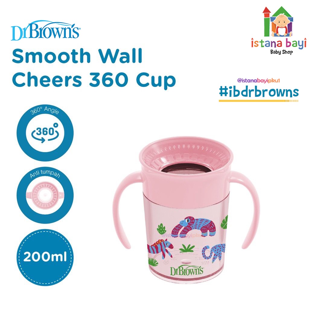 Dr.Brown's Cheers Cup With Handle - Gelas Minum Anak TC71004