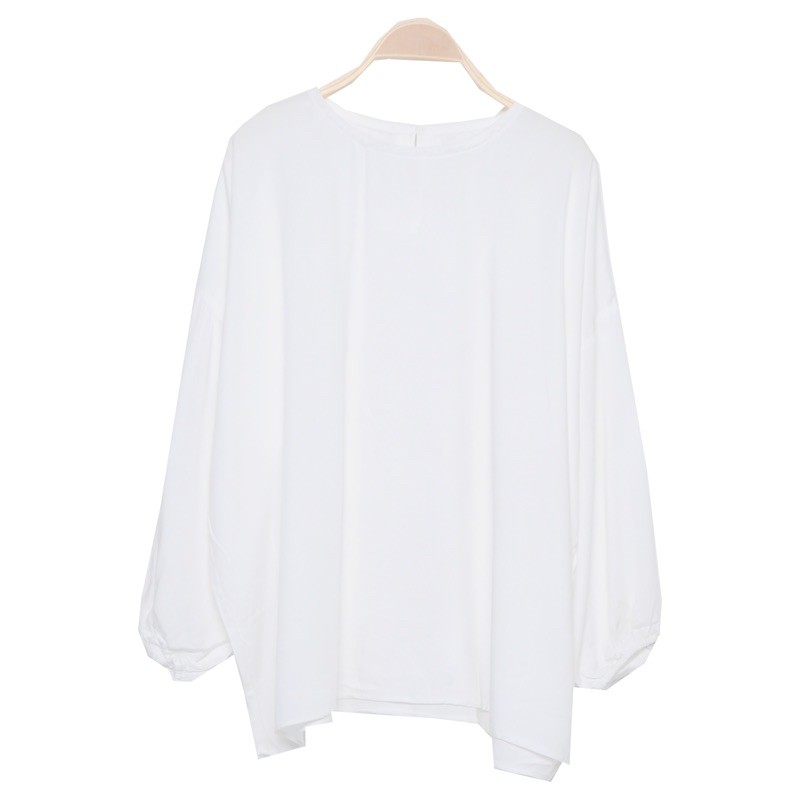 BLOUSE JUMBO RAYON TWILL-Putih~gading