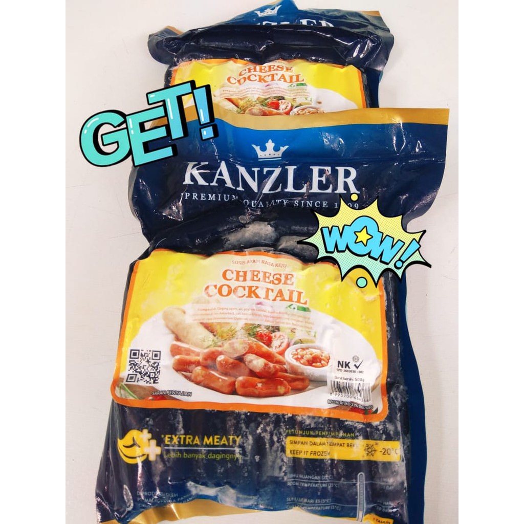 

Sosis KANZLER Cheese cocktail 500 gr