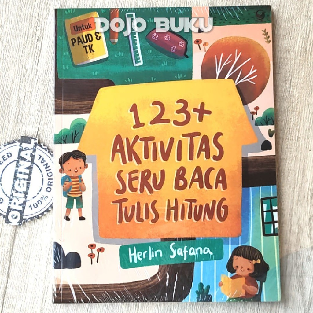 Buku 123+ Aktivtas Seru Baca Tulis Hitung by Herlin Safana