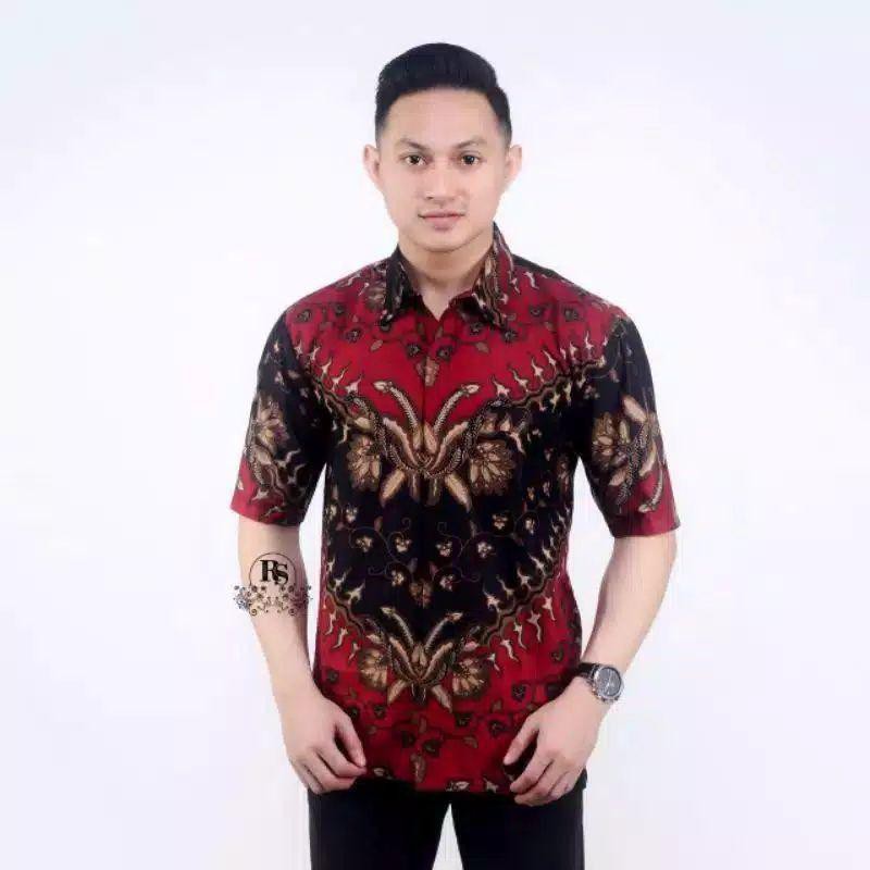 kemeja pria batik pria jumbo M L XL XXL XXXL 4XL 5XL