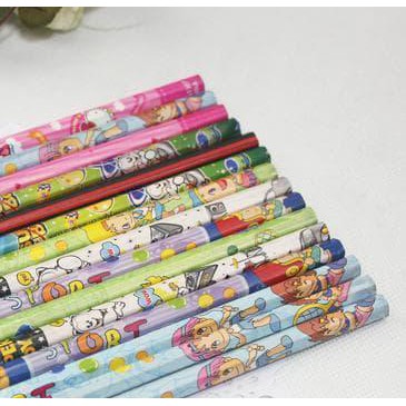 

PENSIL KAYU HB (TANPA PENGHAPUS) MOTIF ANEKA KARTUN EKSKLUSIF