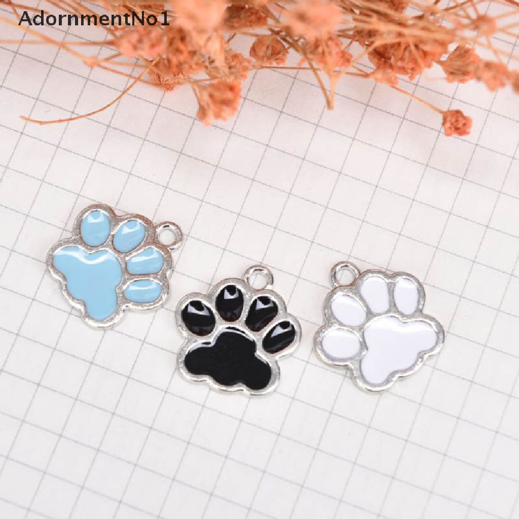 (AdornmentNo1) 10pcs / Set Liontin Enamel Bentuk Cakar Beruang Bahan Alloy Untuk DIY Perhiasan