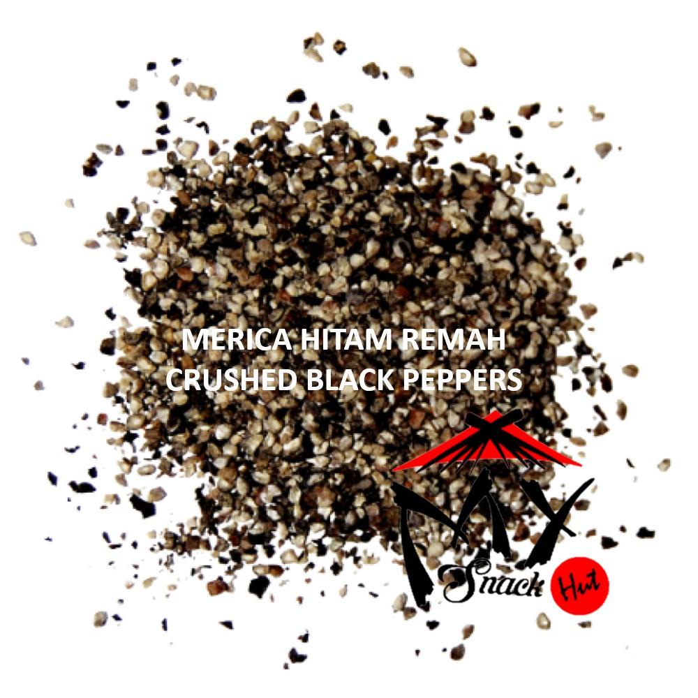 

LADA HITAM REMAH 25GR - MERICA CRACKED BLACK PEPPER CORN - HEI HU JIAO PEPPERCORNS PECAH CRUSHED Berkualitas