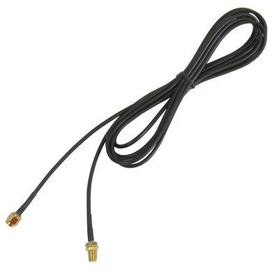 Kabel Ekstensi Antena SMA Male ke SMA Female 3 Meter - Black