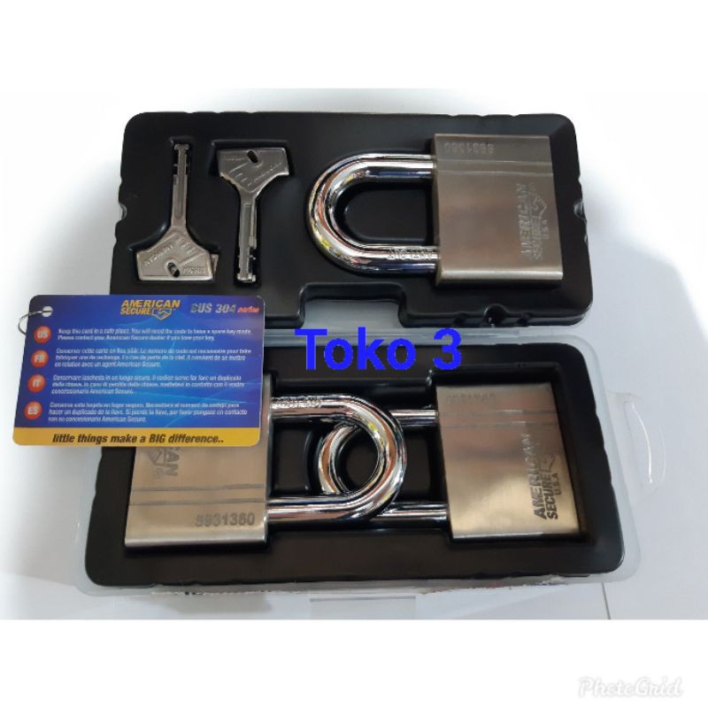Gembok American Secure 60mm
