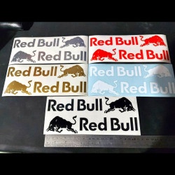 stiker cutting motor helm redbull logo termurah bisa COD harga 1pcs keren variasi racing