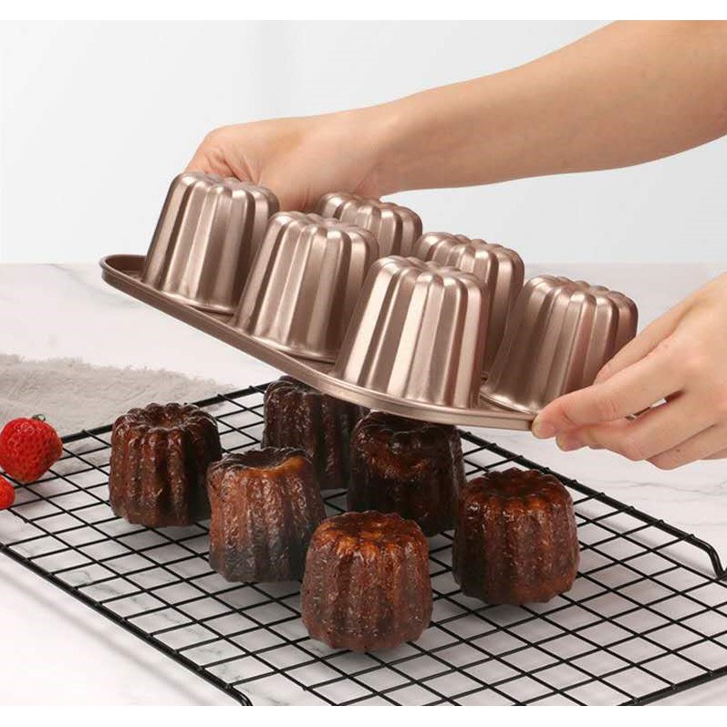 Loyang Canele 6 Cups Gold Loyang Canelle Canelle Cake Mould