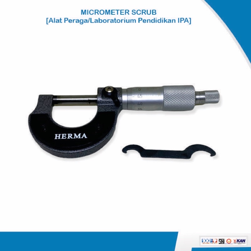 

Micrometer Scrub [Alat Peraga Laborarorium IPA]