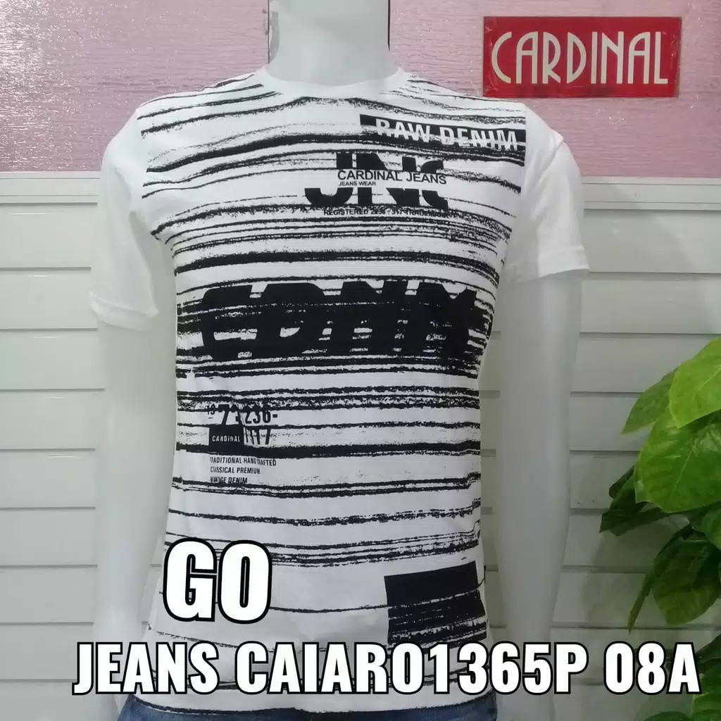 BB CARDINAL JEANS CF KAOS T-Shirt COWOK REGULER Baju Cowok Kaos