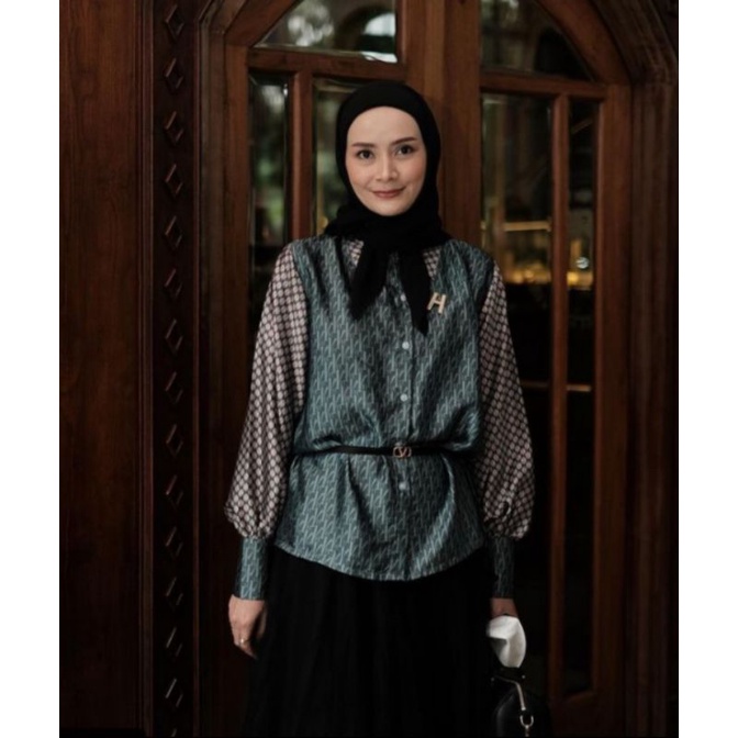 New monogram shirt by vanilla hijab