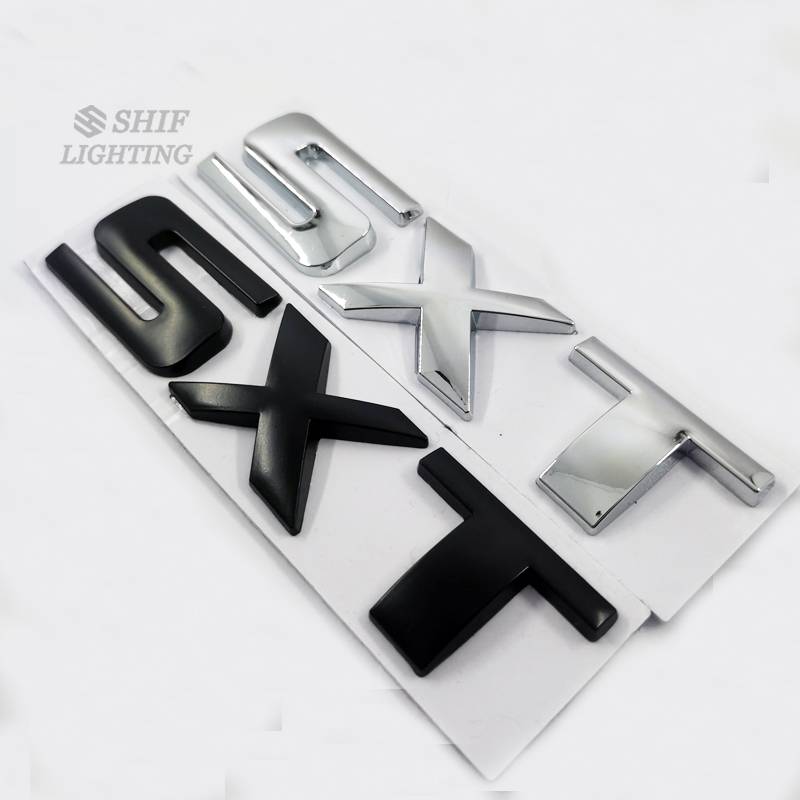 1pc Stiker Emblem / Badge Tulisan Sxt Bahan Metal Untuk Mobil Dodge