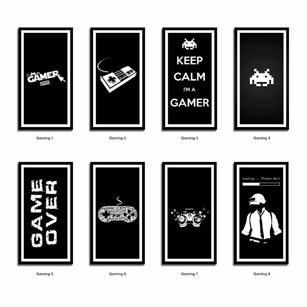 Hiasan Pajangan Dinding Wall Decor Poster Kayu Gaming Icon Game Player Dekorasi Kamar Cowok Cafe Shopee Indonesia