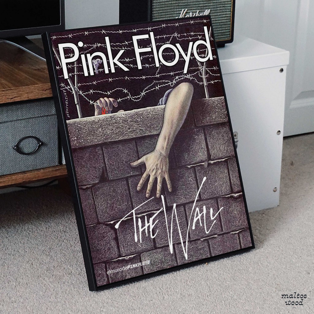 Poster Pink Floyd (The Wall) + Frame
