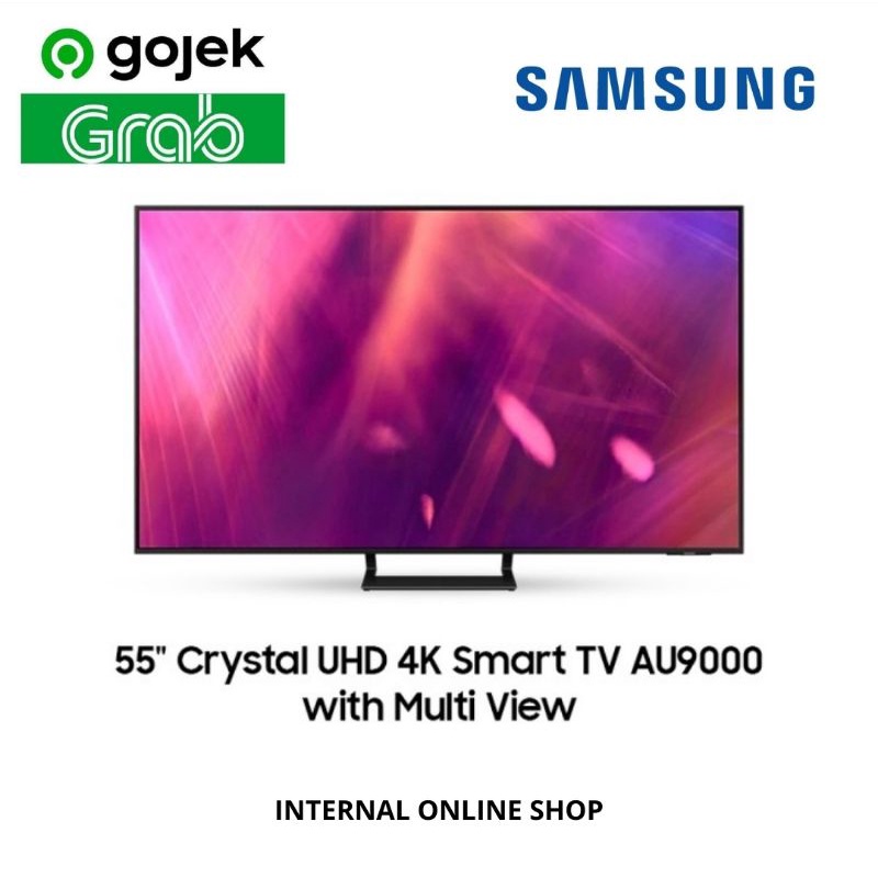 Samsung 55&quot; Crystal UHD 4K Smart TV AU9000 Garansi Resmi