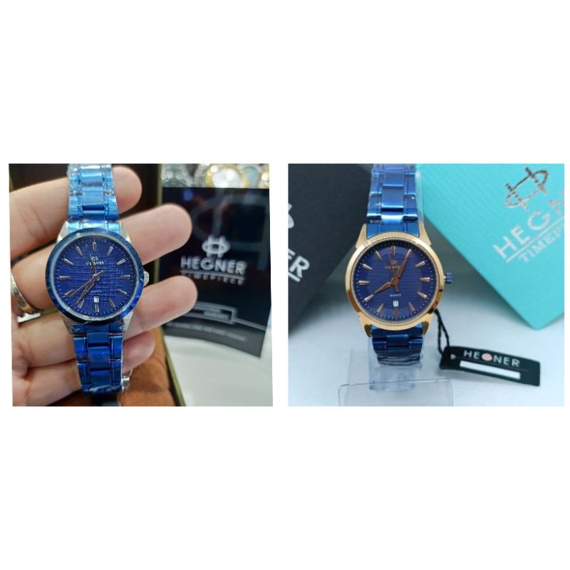 JAM TANGAN WANITA HEGNER 5001 RANTAI ORIGINAL